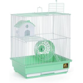 Prevue Pet Products Two Story Hamster Cage (Option: Green)