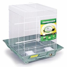 Clean Life Small Flight Cage (Option: Green & White)